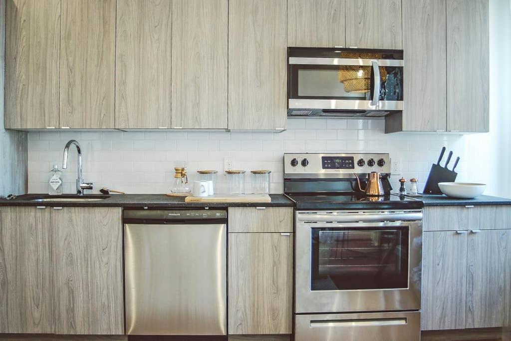 פילדלפיה Rail Park Downtown Studio, Amazing Views, Contactless Check-In מראה חיצוני תמונה